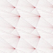 Load image into Gallery viewer, Fan Red White Wallcovering