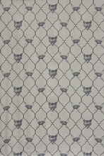 Load image into Gallery viewer, Fox & Hen - Charcoal/Pink on Natural Fabric