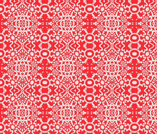Load image into Gallery viewer, Geo Poppy Linen Fabric