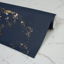 Load image into Gallery viewer, Igneous Navy Wallcovering (Hand Painted)