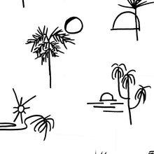 Load image into Gallery viewer, Jeremy Sunset Serious Black Wallcovering