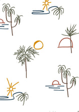 Load image into Gallery viewer, Jeremy Sunset Multi Wallcovering