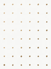 Load image into Gallery viewer, Dimes - Gold on White Wallcovering