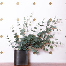 Load image into Gallery viewer, Dimes - Gold on White Wallcovering