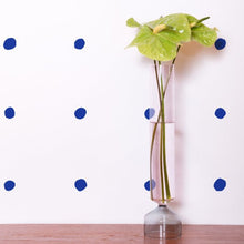Load image into Gallery viewer, Dimes - Yves Blue on White Wallcovering