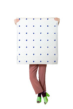 Load image into Gallery viewer, Dimes - Yves Blue on White Wallcovering