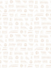 Load image into Gallery viewer, Goldendale - Taupe on White Wallcovering