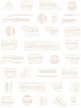 Load image into Gallery viewer, Goldendale - Taupe on White Wallcovering