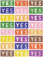 Load image into Gallery viewer, Yes by Larry Yes - Rainbow on White Wallcovering