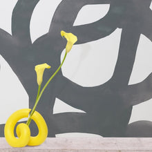 Load image into Gallery viewer, Le Freak - Inky Black on White Wallcovering
