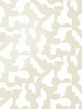 Load image into Gallery viewer, Mixed Signals - Champagne on White Wallcovering