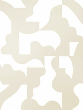 Load image into Gallery viewer, Mixed Signals - Champagne on White Wallcovering
