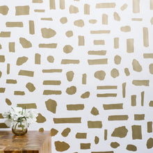 Load image into Gallery viewer, The Pearl - Gold on Cream Wallcovering