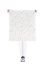 Load image into Gallery viewer, Pavlova - Gunmetal on Cream Wallcovering