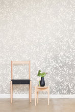 Load image into Gallery viewer, Wild Thing- Diamonds and Pearls on Cream Wallcovering
