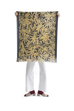 Load image into Gallery viewer, Wild Thing- Gold on Charcoal Wallcovering
