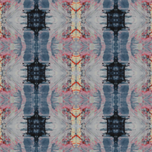 Load image into Gallery viewer, 718-1 Navy Red Fabric