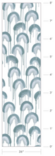 Load image into Gallery viewer, Lavish Lou Cashmere Blue Wallcovering