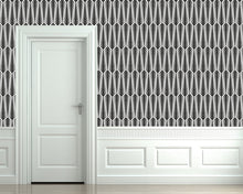 Load image into Gallery viewer, Loki Bastille Brass Metallic Wallcovering