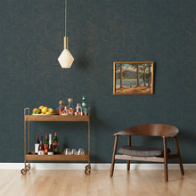Load image into Gallery viewer, Contour - Gold on Blue Wallcovering
