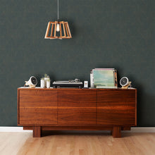 Load image into Gallery viewer, Mica - Gold on Blue Wallcovering