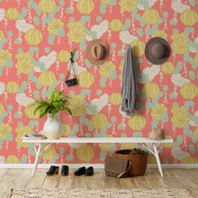 Load image into Gallery viewer, Succulent - Red Wallcovering