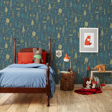 Load image into Gallery viewer, Wilderness - Midnight Wallcovering
