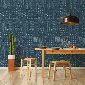 Wrought - Blue Wallcovering