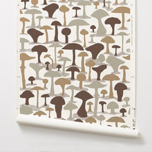 Load image into Gallery viewer, Mushroom - Metallic Wallcovering