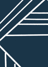 Load image into Gallery viewer, Maze Navy Wallcovering