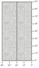 Load image into Gallery viewer, Maze Grey Wallcovering