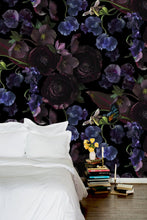 Load image into Gallery viewer, Midnight Floral Wallcovering