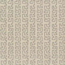 Load image into Gallery viewer, Senior Nova Serious Black Paperback Natural Linen Wallcovering
