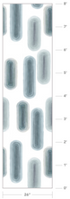 Load image into Gallery viewer, Pillbox Cashmere Blue Wallcovering