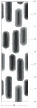 Load image into Gallery viewer, Pillbox Slate Grey Wallcovering