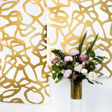Load image into Gallery viewer, Pompeii II Gold Wallcovering