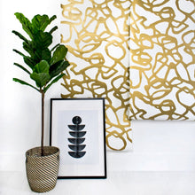 Load image into Gallery viewer, Pompeii II Gold Wallcovering