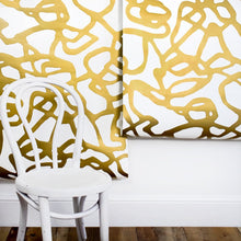 Load image into Gallery viewer, Pompeii II Gold Wallcovering