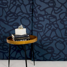 Load image into Gallery viewer, Pompeii II Indigo Wallcovering