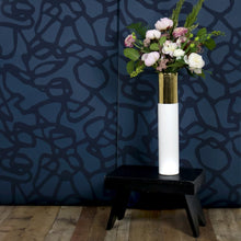 Load image into Gallery viewer, Pompeii II Indigo Wallcovering