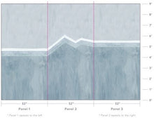 Load image into Gallery viewer, Ramblin Man Cashmere Blue Mural Wallcovering