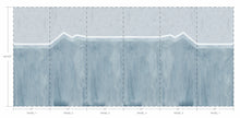 Load image into Gallery viewer, Ramblin Man Cashmere Blue Mural Wallcovering