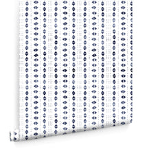 Load image into Gallery viewer, Mali II Indigo Wallcovering