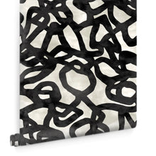 Load image into Gallery viewer, Pomona Black Wallcovering