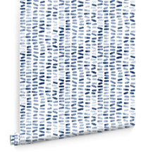 Load image into Gallery viewer, Riga Indigo Wallcovering