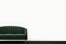 Load image into Gallery viewer, Scoop White Flock on White Wallcovering