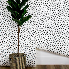 Load image into Gallery viewer, Sochi II Black Wallcovering