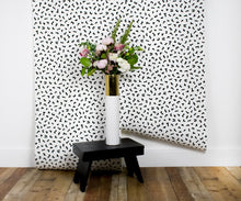 Load image into Gallery viewer, Sochi II Black Wallcovering