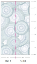 Load image into Gallery viewer, Spaceage Sugar Cashmere Blue Wallcovering