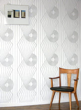 Load image into Gallery viewer, Spiral Black White Wallcovering